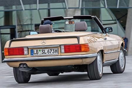 Mercedes-Benz 500 SL, Heckansicht
