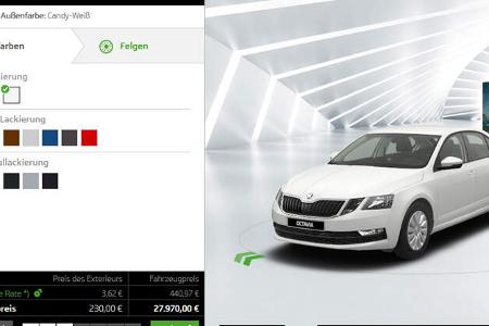 Skoda Octavia (2020) Candy Weiss