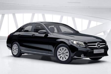 Mercedes C-Klasse Uni Schwarz (2020)