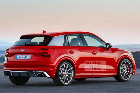 Audi RS Q2 Retusche