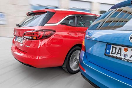 Opel Astra Sports Tourer 1.6 Biturbo CDTI, Skoda Octavia Combi 2.0 TDI