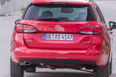 Opel Astra Sports Tourer 1.6 Biturbo CDTI, Heckansicht