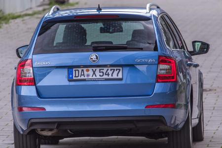 Skoda Octavia Combi 2.0 TDI, Heckansicht