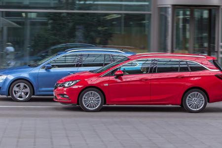 Opel Astra Sports Tourer 1.6 Biturbo CDTI, Skoda Octavia Combi 2.0 TDI
