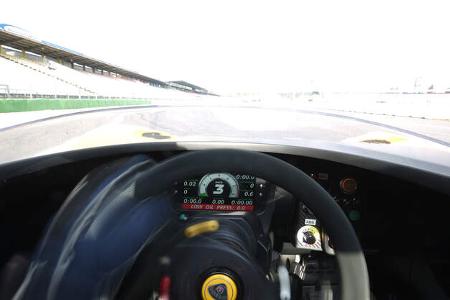 Lotus 3-Eleven, Cockpit, Fahrersicht