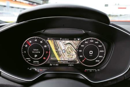 Audi TT 2.0 TFSI Quattro, Rundinstrumente