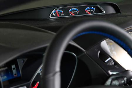 Ford Focus RS, Anzeigeinstrumente