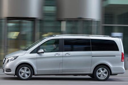 Mercedes V 250 d 4Matic lang, Seitenansicht