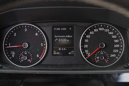 VW Multivan 2.0 TDI 4Motion, Rundinstrumente