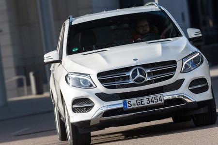Mercedes GLE 500e, Frontansicht