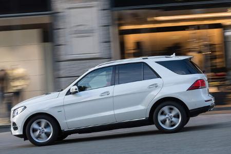 Mercedes GLE 500e, Seitenansicht
