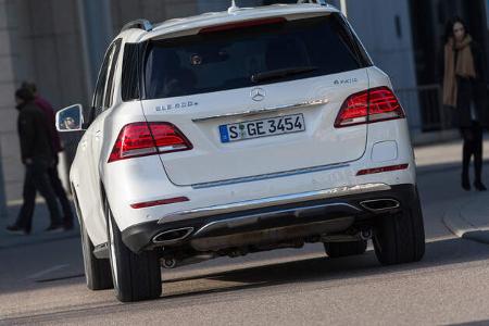 Mercedes GLE 500e, Heckansicht