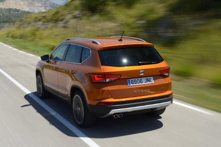 Seat Ateca, VW Tiguan, Fahrvergleich, AMS1316