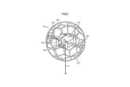 Mazda Patent, Drohnen-Landeplatz am Auto