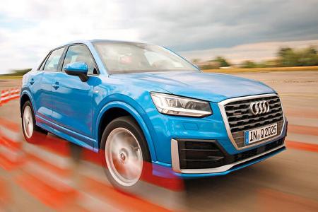 Audi Q2 2.0TDI Quattro, Frontansicht
