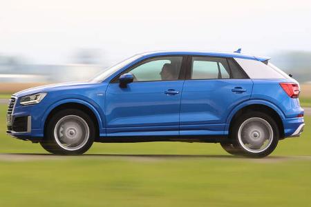 Audi Q2 2.0TDI Quattro, Seitenansicht