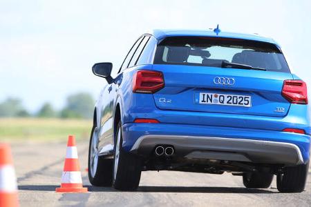 Audi Q2 2.0TDI Quattro, Heckansicht