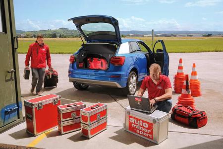 Audi Q2 2.0TDI Quattro, Testaufbau