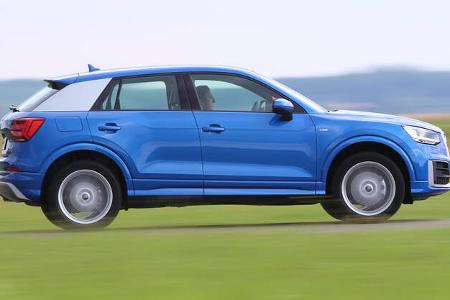 Audi Q2 2.0TDI Quattro, Seitenansicht