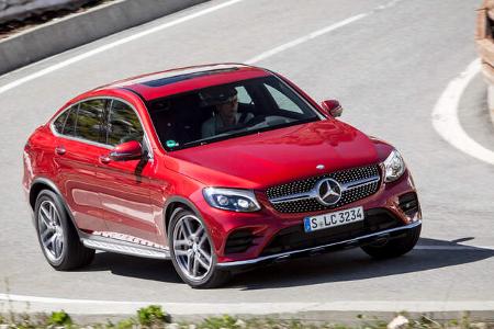 Mercedes GLC Coupé, Frontansicht