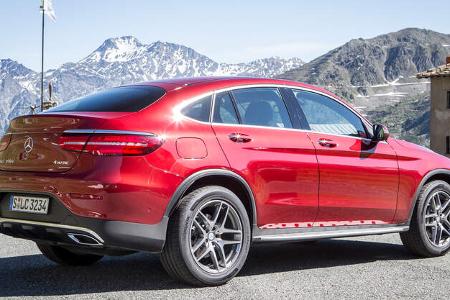 Mercedes GLC Coupé, Heckansicht