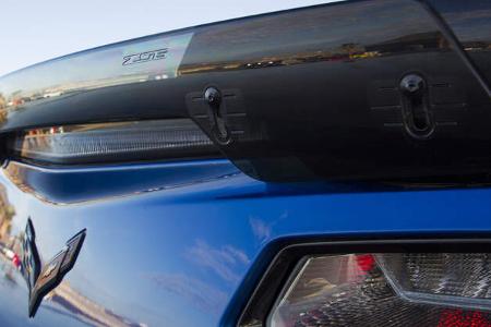 Chevrolet Corvette Z06, Fahrbericht, Rücklicht