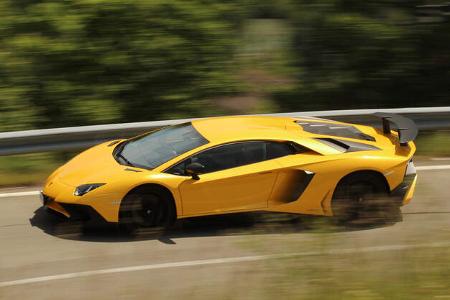 Lamborghini Miura und Aventador, Impressionen, Generationen-Treffen