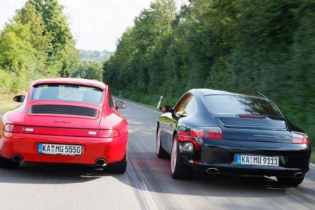 Porsche-911-Carrera-993-und-996-im-Fahrbericht