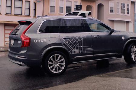 Volvo XC90 Uber autonomes Fahren
