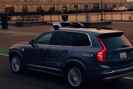 Volvo XC90 Uber autonomes Fahren