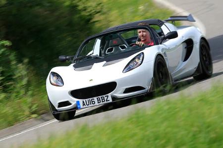 Lotus Elise Cup 250, Frontansicht
