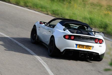 Lotus Elise Cup 250, Heckansicht