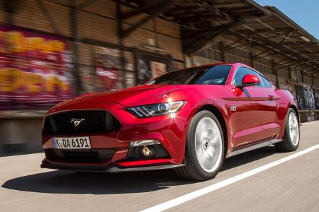 Ford Mustang GT Fastback 5.0 V8, Frontansicht