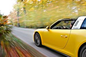 Porsche 911 Targa 4S, Seitenansicht