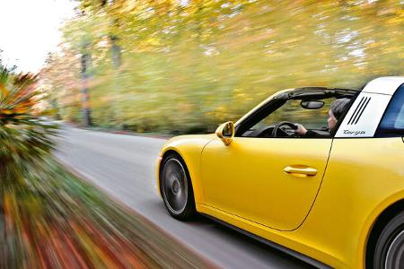 Porsche 911 Targa 4S, Seitenansicht Porsche 911 Targa 4S, Seitenansicht