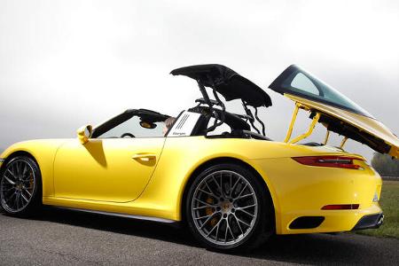 Porsche 911 Targa 4S, Verdeck, Öffnet