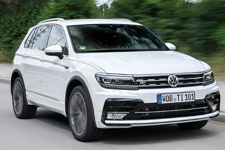 VW Tiguan 2.0 TDI SCR 4Motion, Frontansicht VW Tiguan 2.0 TDI SCR 4Motion, Frontansicht