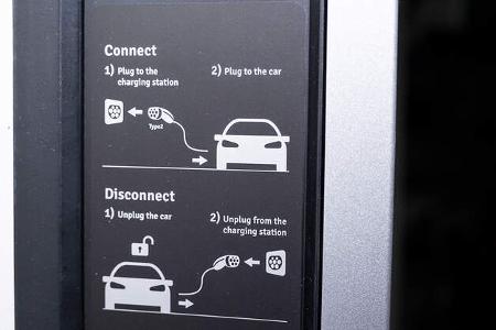 Elektroauto Laden Verriegelung Stecker