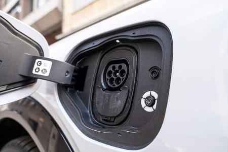 Elektroauto Laden Verriegelung Stecker