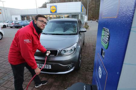 Kia Soul EV, Strom laden