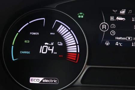 Kia Soul EV, Anzeigeinstrument