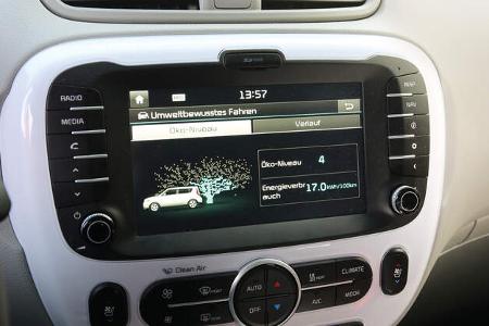 Kia Soul EV, Mittelkonsole