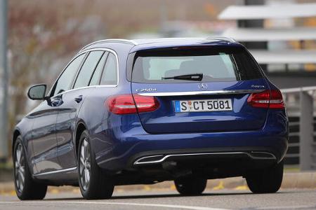 Mercedes C 250 d T 4Matic, Heckansicht