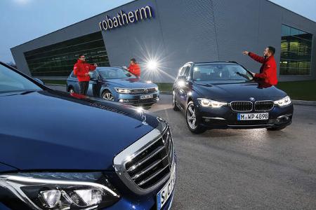 BMW 320d Touring xDrive, Mercedes C 250 d T 4Matic, VW Passat Variant 2.0 TDI 4Motion