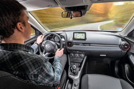 Mazda CX-3 Skyactiv-D 105, Fahrersicht