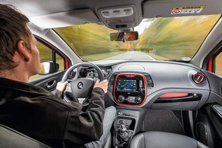 Renault Captur dCi 110, Fahrersicht
