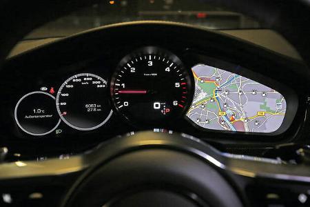 Porsche Panamera 4S Diesel, Anzeigeinstrumente