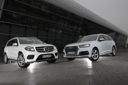 Audi Q7 3.0 TDI Quattro, Mercedes GLS 350 d 4Matic
