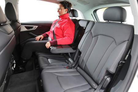 Audi Q7 3.0 TDI Quattro, Fondsitze