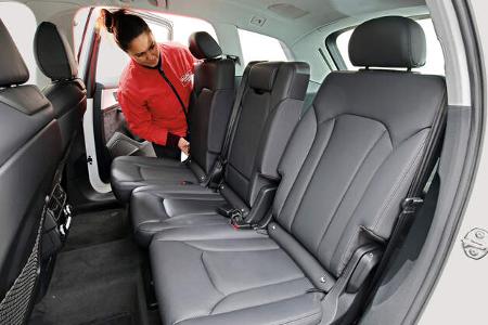 Audi Q7 3.0 TDI Quattro, Fondsitze, Umklappen